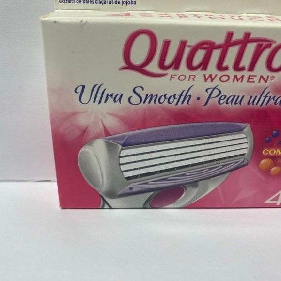Schick Quattro Women Ultra Smooth Acai Razor Blades Refills - Picture 4 of 14